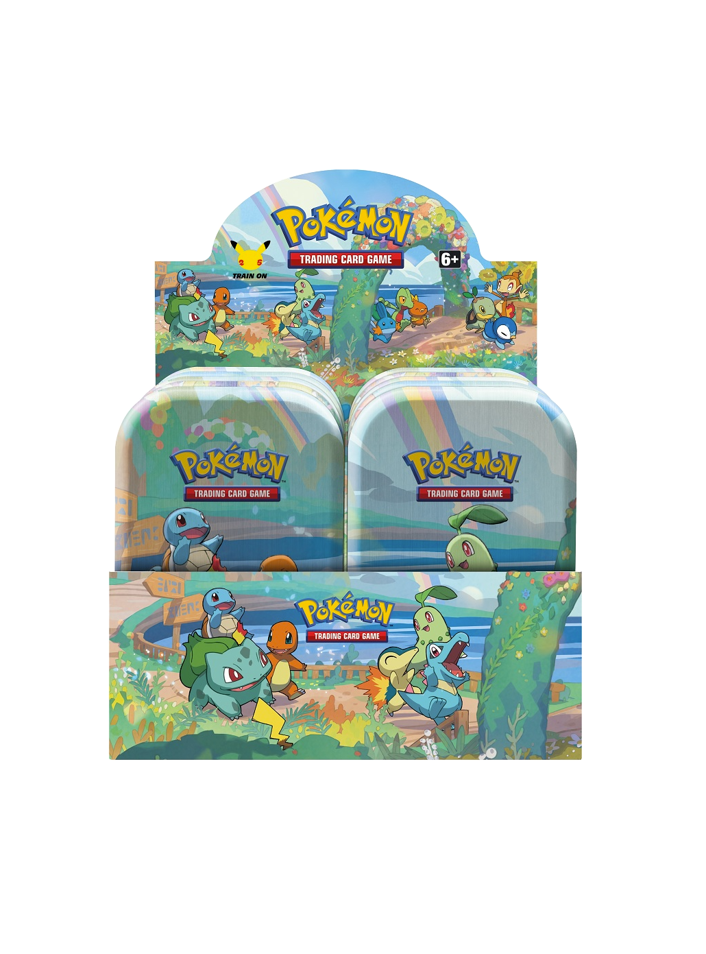 Pokemon: Celebrations 25th anniversary mini tins display gesealed